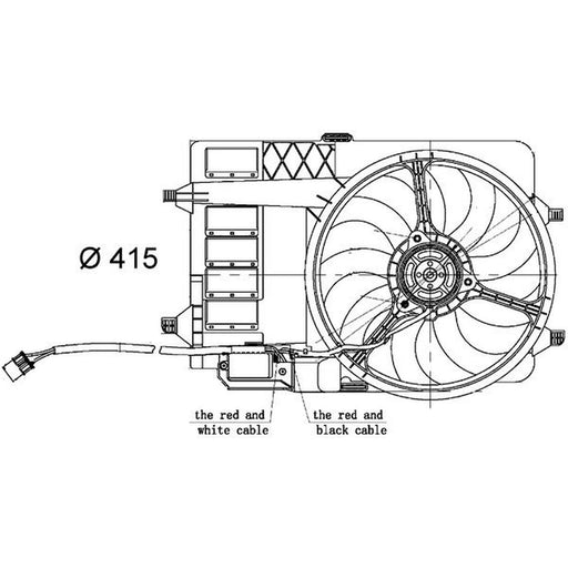 Mahle Engine Cooling Fan CFF 30 000S