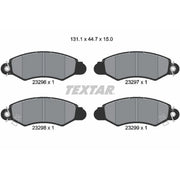 Textar Front Brake Pad Set 2329601