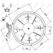 NRF Engine Cooling Fan 47470