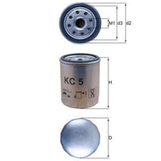 Mahle Fuel Filter Element KC 5