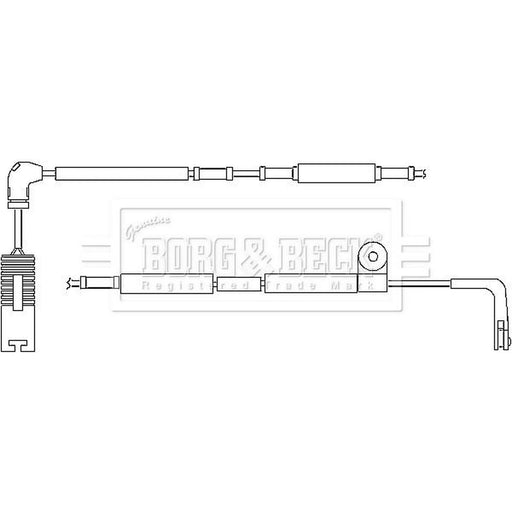 Borg & Beck Brake Pad Wear Sensor Rear BWL3047