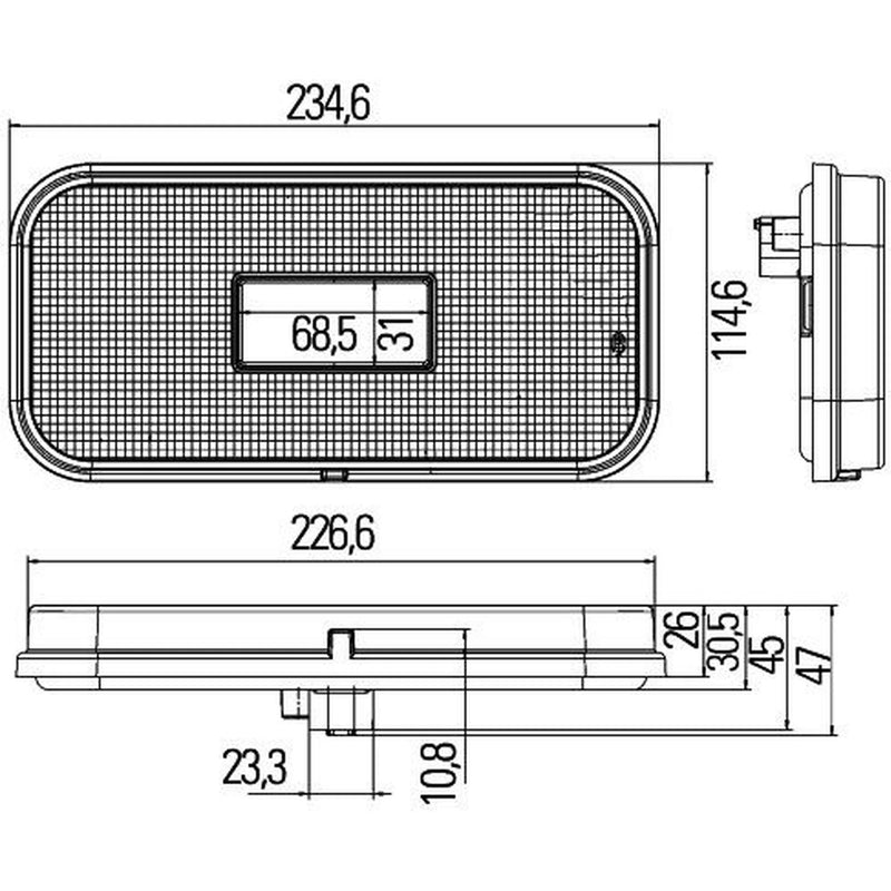 Hella Tail Light / Lamp LED Left 2VA 011 900-011