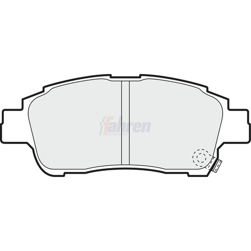Fahren Front Brake Pad Set FBP3323