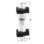 MANN-FILTER Fuel Filter Element WK 6021