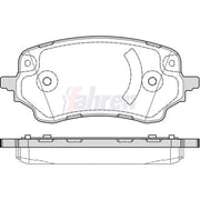 Fahren Front Brake Pad Set fits Ford Puma 2019-2020 1.0 1.5