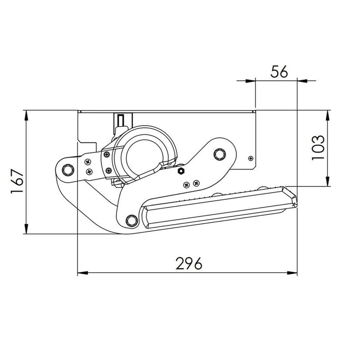 Manual 500mm Step with Seesaw Motion - Manual Motorhome Step with Seesaw Motion - Nova - Van Life Living