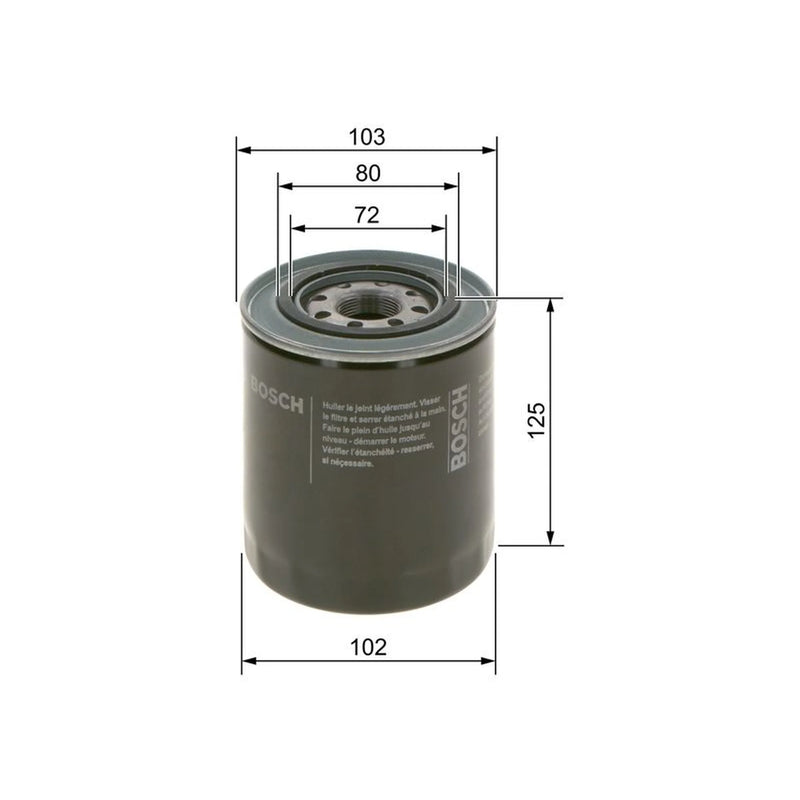 Bosch Engine Oil Filter 0 986 452 062