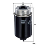 MANN-FILTER Fuel Filter Element WK 8138