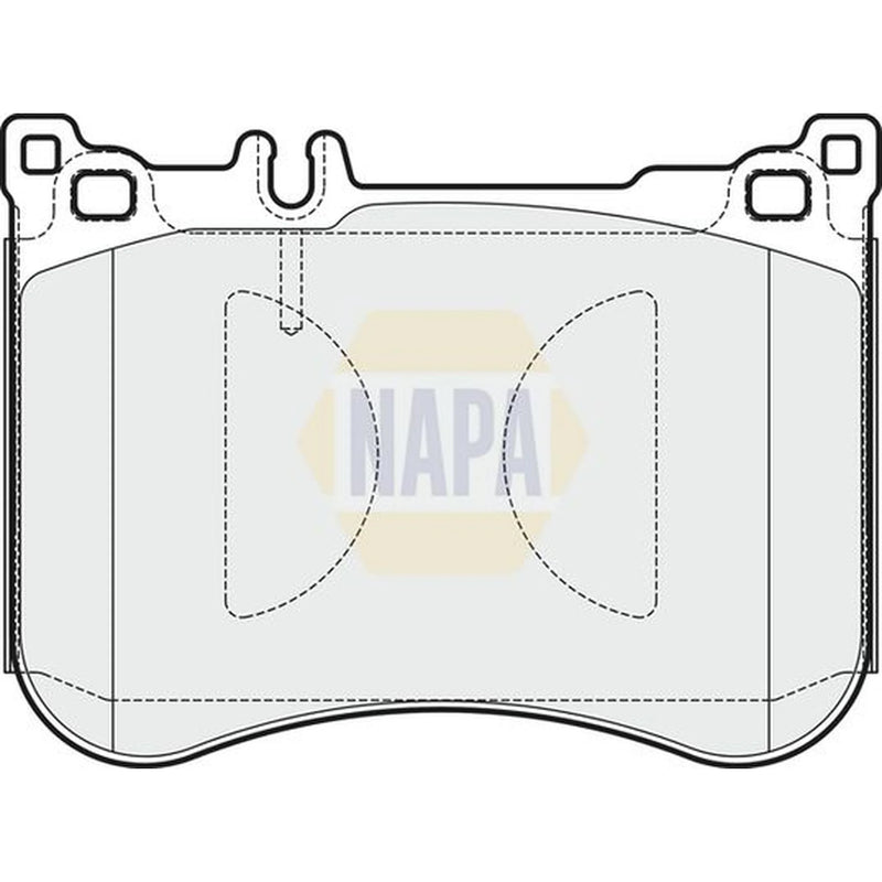 NAPA Front Brake Pad Set NBP1894