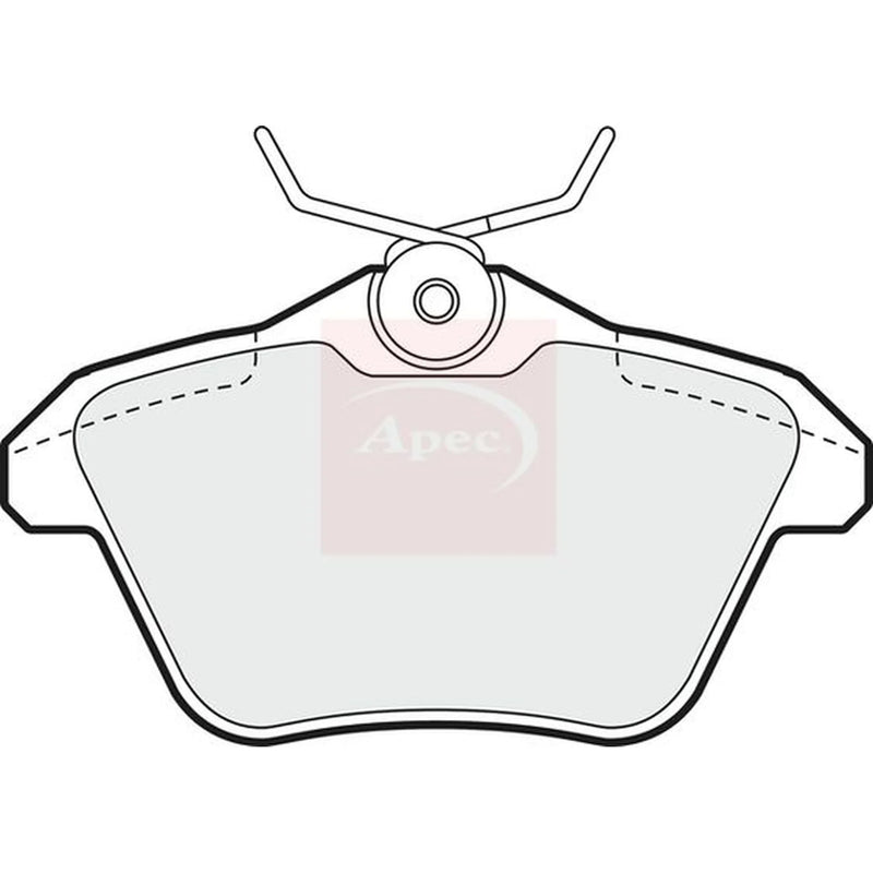 Apec Rear Brake Pad Set PAD943