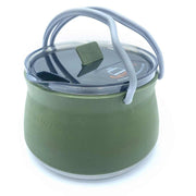 Wolf Outdoors EzyStow Collapsible Kettle 1L Olive Green - Wolf Outdoors - Van Life Living