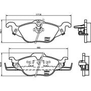 Mintex Front Brake Pad Set MDB1908