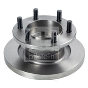 Febi 2 x Solid Front Brake Discs 108117-x2