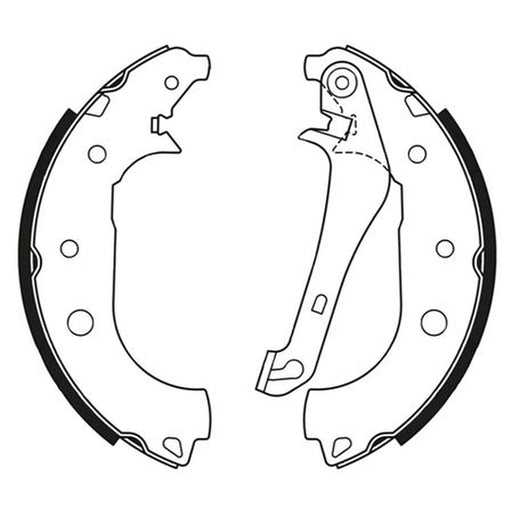 Abtex Brake Shoe Set Axle Kit ABS4372