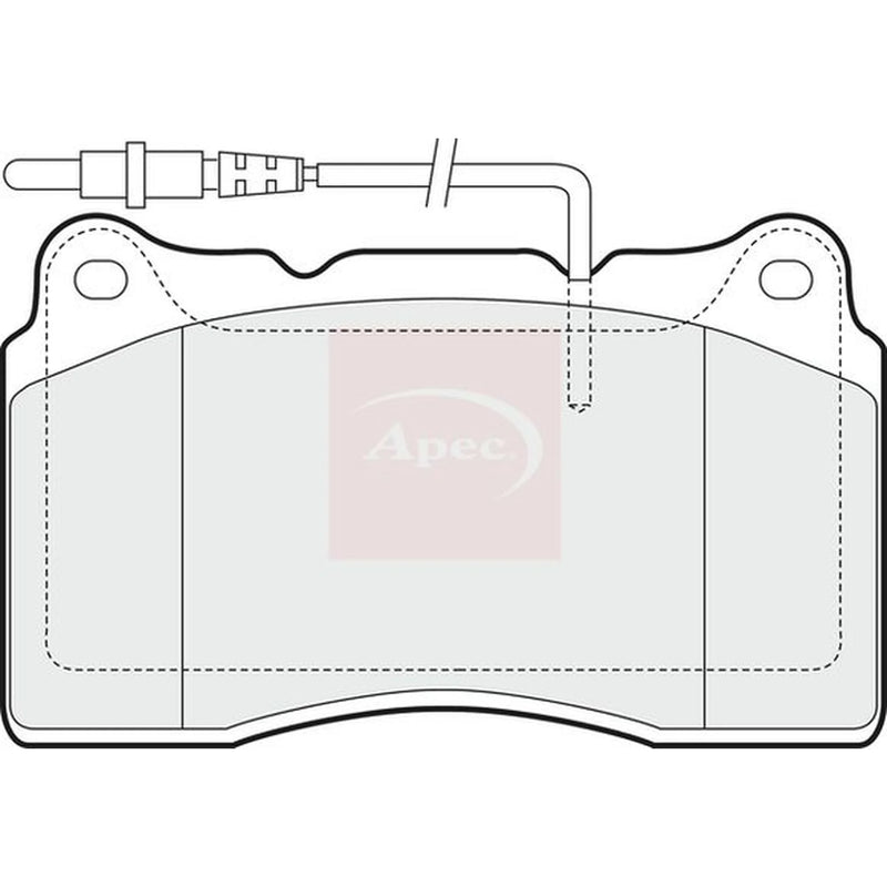 Apec Front Brake Pad Set PAD1434