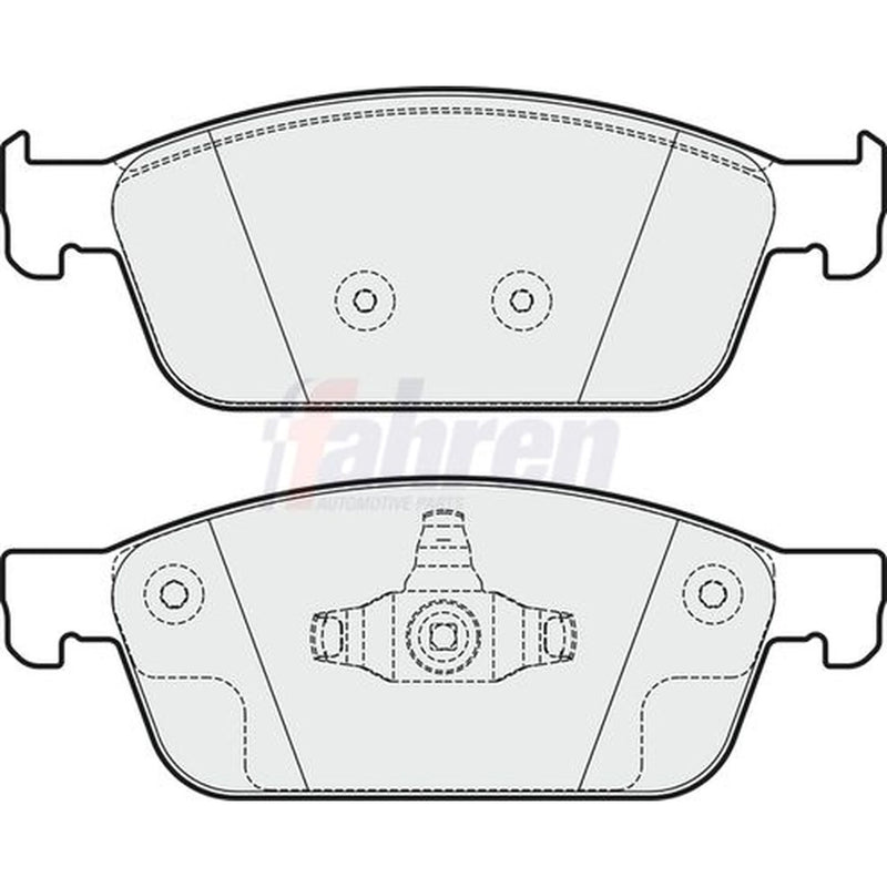 Fahren Front Brake Pad Set FBP3371