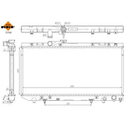 NRF Engine Radiator 53308