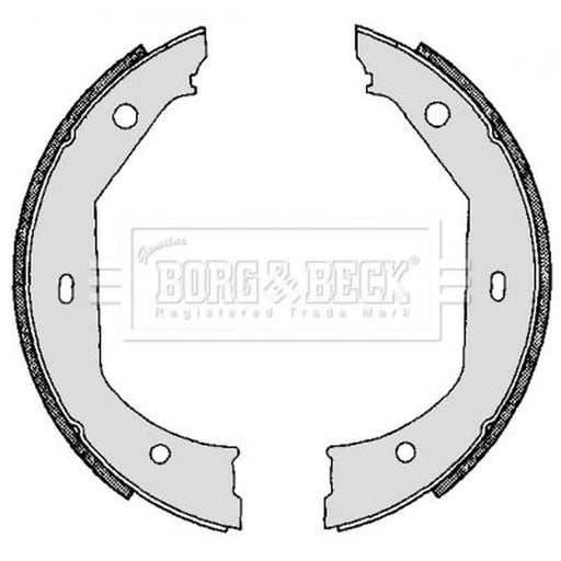 Borg & Beck Parking Brake Shoe Set BBS6267