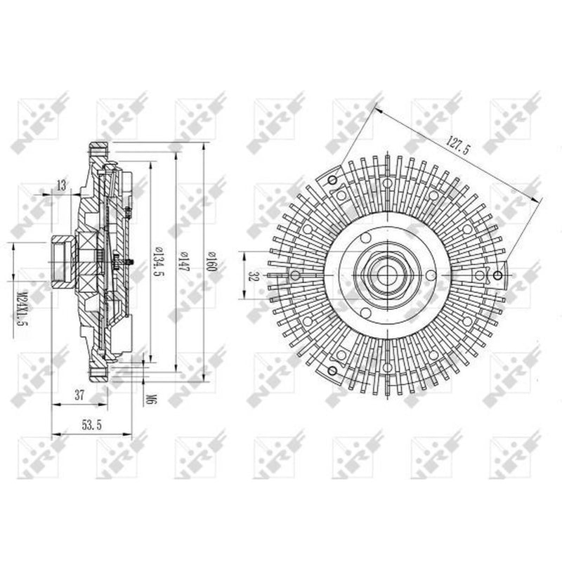 NRF Radiator Fan Clutch 49581