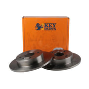 Key Parts 2 x Rear Brake Discs KBD4113-x2