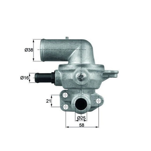 Mahle Thermostat,Coolant TI 135 80D