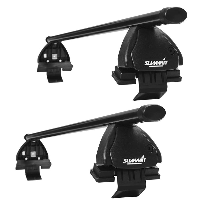 Summit SUP-037 Premium Multi Fit Roof Bars, Black Steel, Set of 2 - Summit - Van Life Living