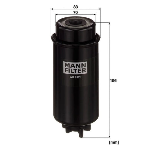 MANN-FILTER Fuel Filter Element WK 8123