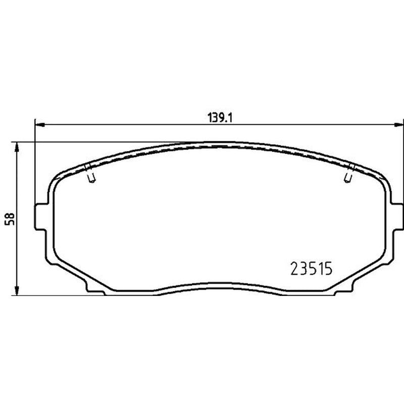 Mintex Front Brake Pad Set MDB4146