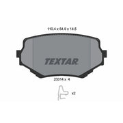 Textar Front Brake Pad Set 2331401