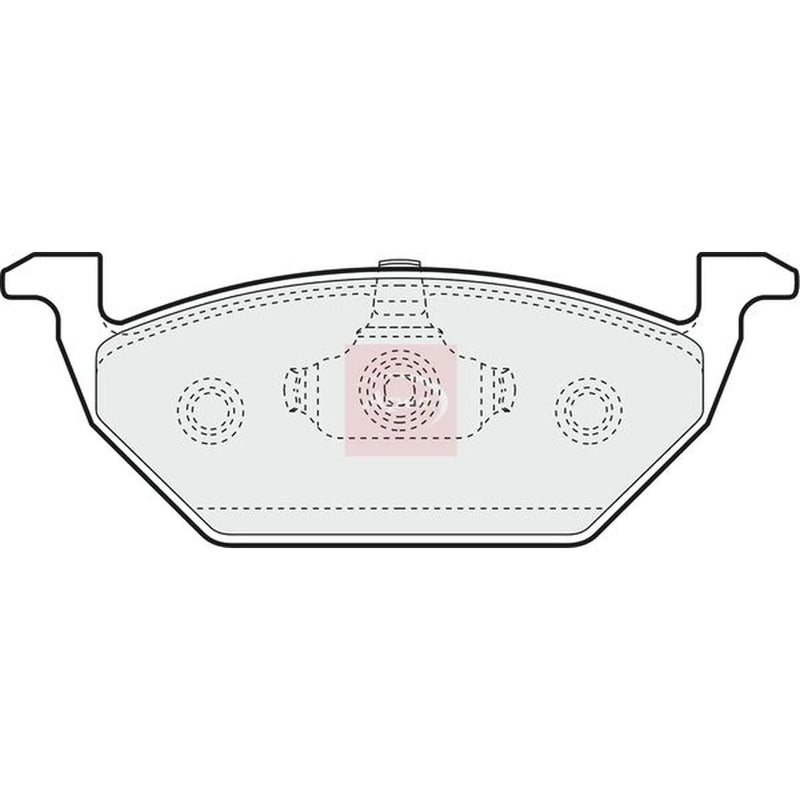 Apec Front Brake Pad Set PAD1062