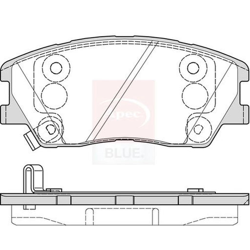 Apec Front Brake Pad Set PD3952