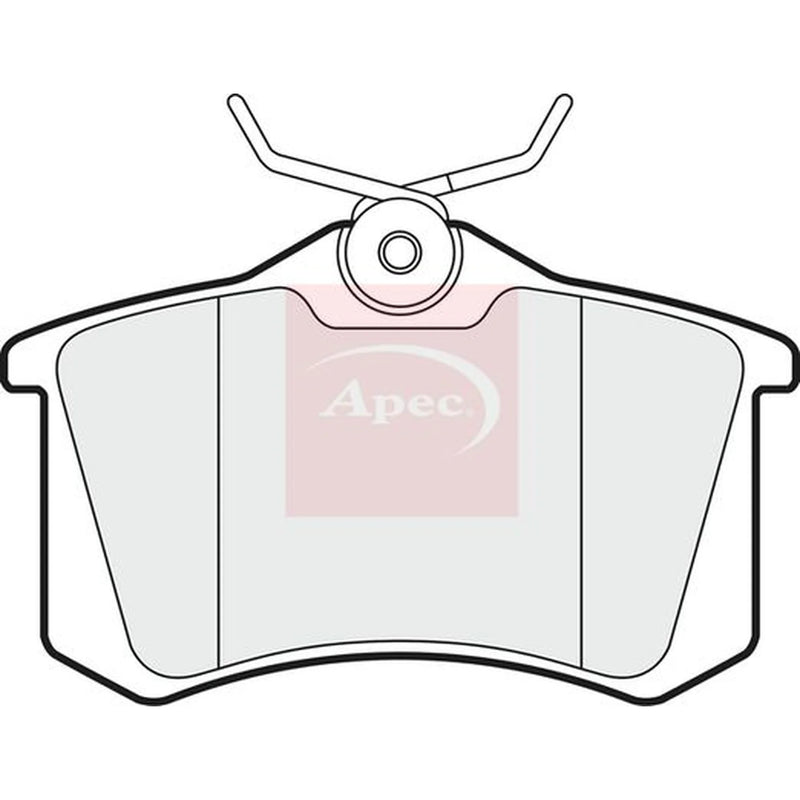 Apec Rear Brake Pad Set PAD1020