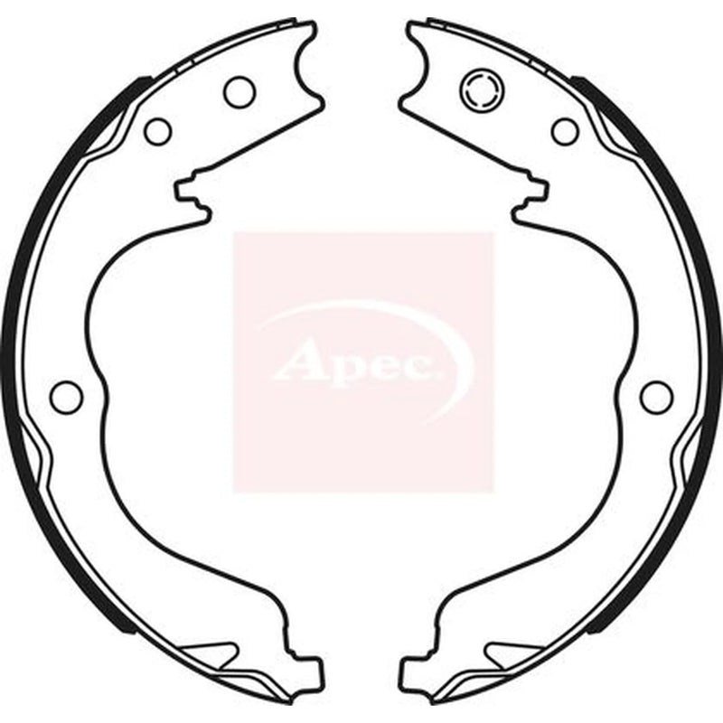 Apec Parking Brake Shoe Set SHU718