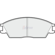 Fahren Front Brake Pad Set fits Honda Accord II 1983-1985 1.6 1.8