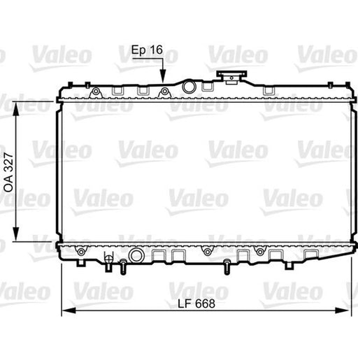 Valeo Engine Radiator 731105