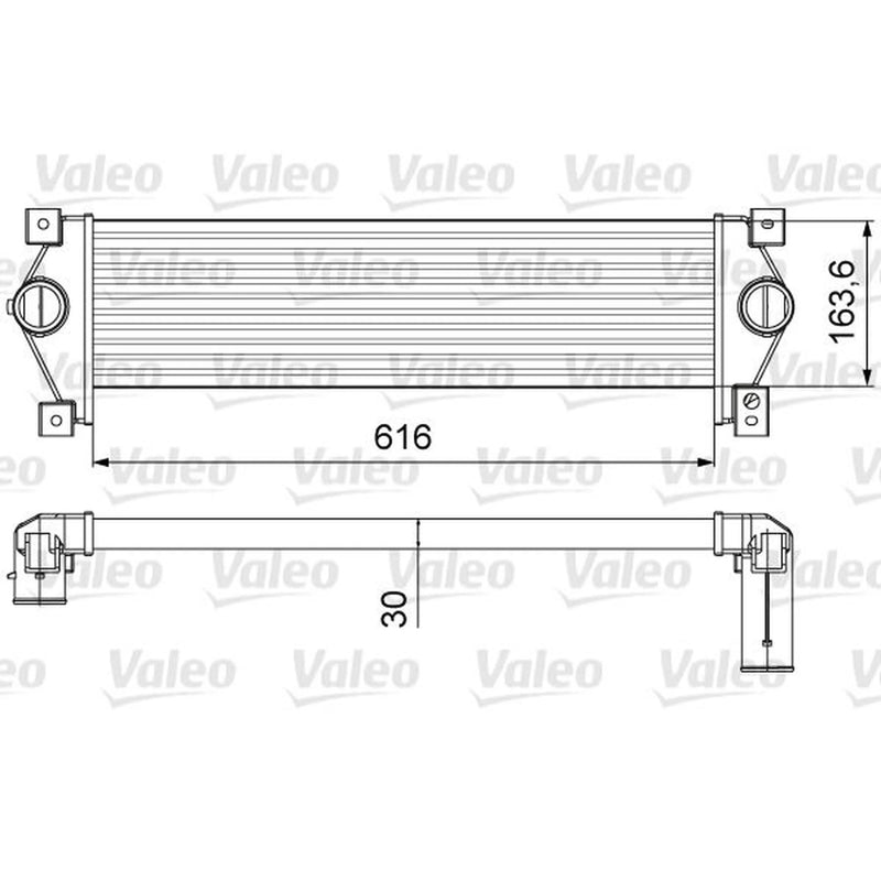 Valeo Intercooler (Charge Air Cooler) 818645