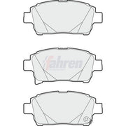 Fahren Front Brake Pad Set fits Toyota Opa 2000-2005 2.0