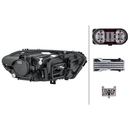 Hella Headlight Headlamp LED Left 1LX 015 091-831