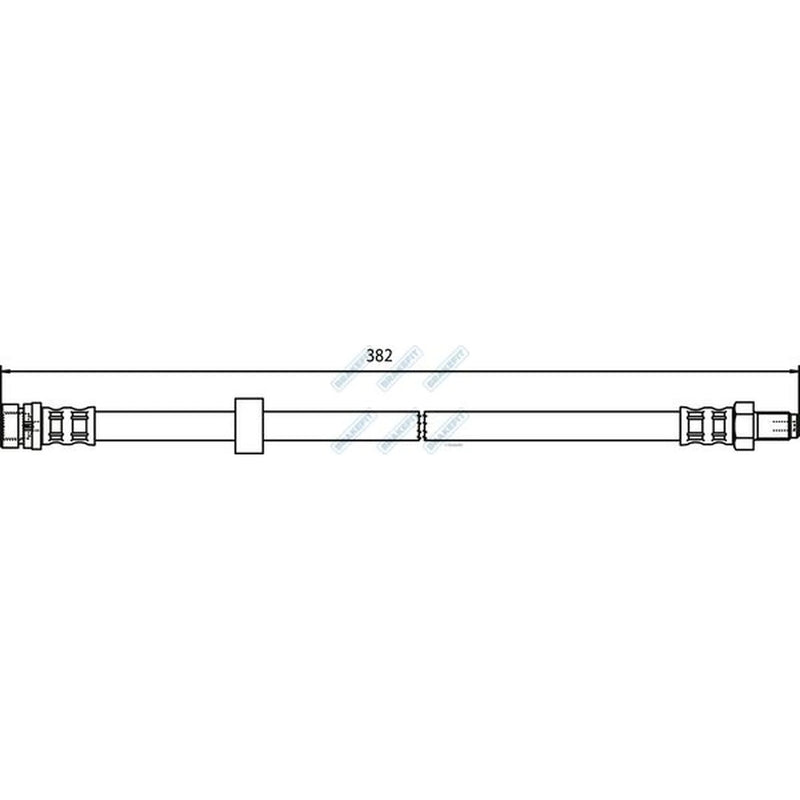 Apec Brake Hydraulic Hose Line Rear BHO4168
