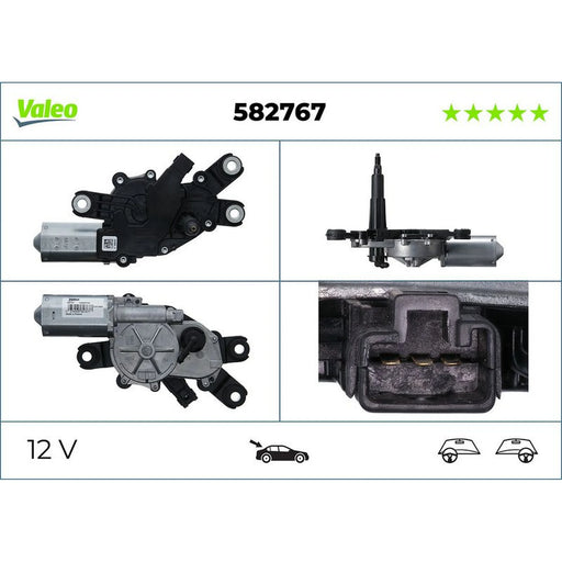 Valeo Front/Rear Wiper Motor Rear 582767