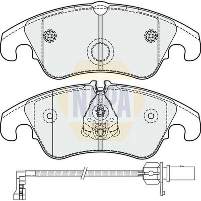 NAPA Front Brake Pad Set NBP1701