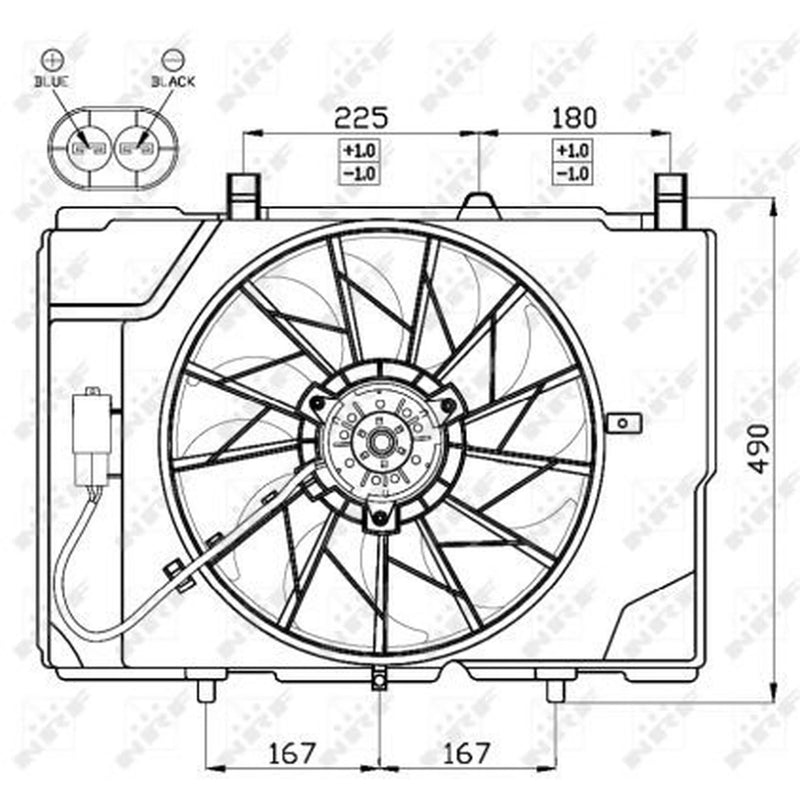 NRF Engine Cooling Fan 47466
