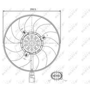 NRF Engine Cooling Fan 47395