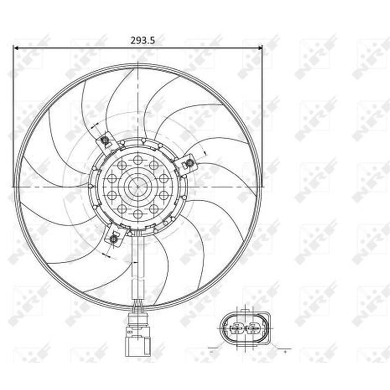 NRF Engine Cooling Fan 47395