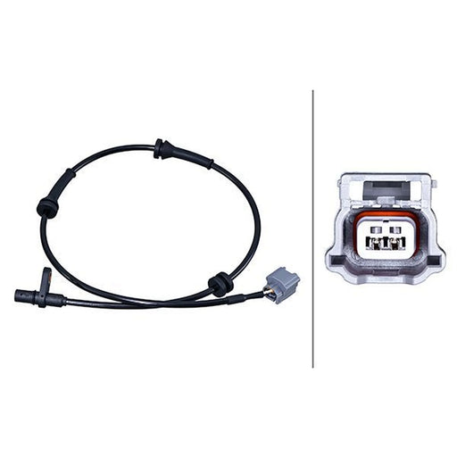 Hella ABS Wheel Speed Sensor Rear 6PU 358 218-321