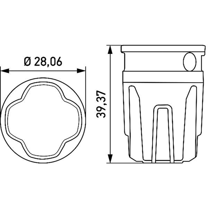 Hella Strobe-Type Beacon High 2XD 014 564-601
