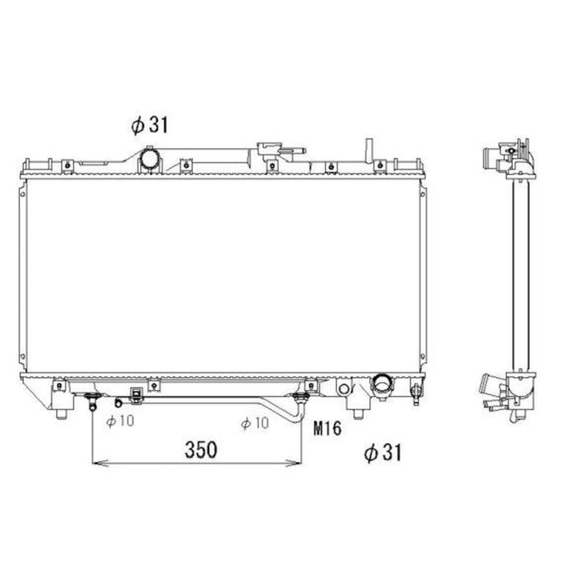 NRF Engine Radiator 503968