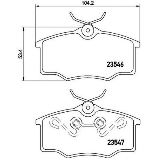 Mintex Brake Pad Set MDB2127