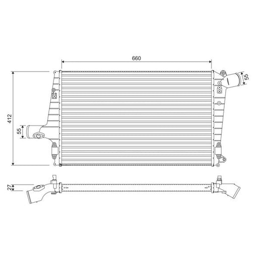 Valeo Intercooler (Charge Air Cooler) 817865