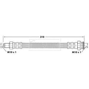 Borg & Beck Brake Hydraulic Hose Line inner BBH6958
